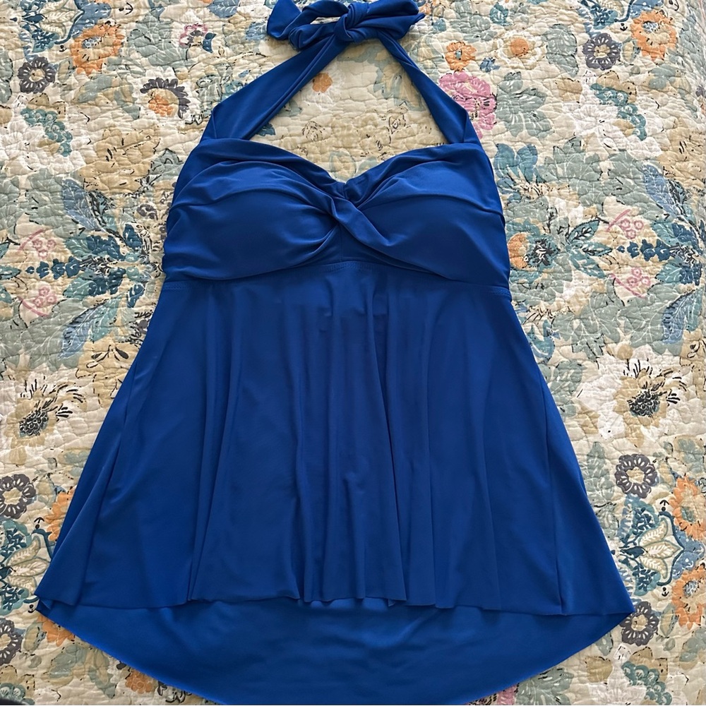 Blue Halter Swimsuit